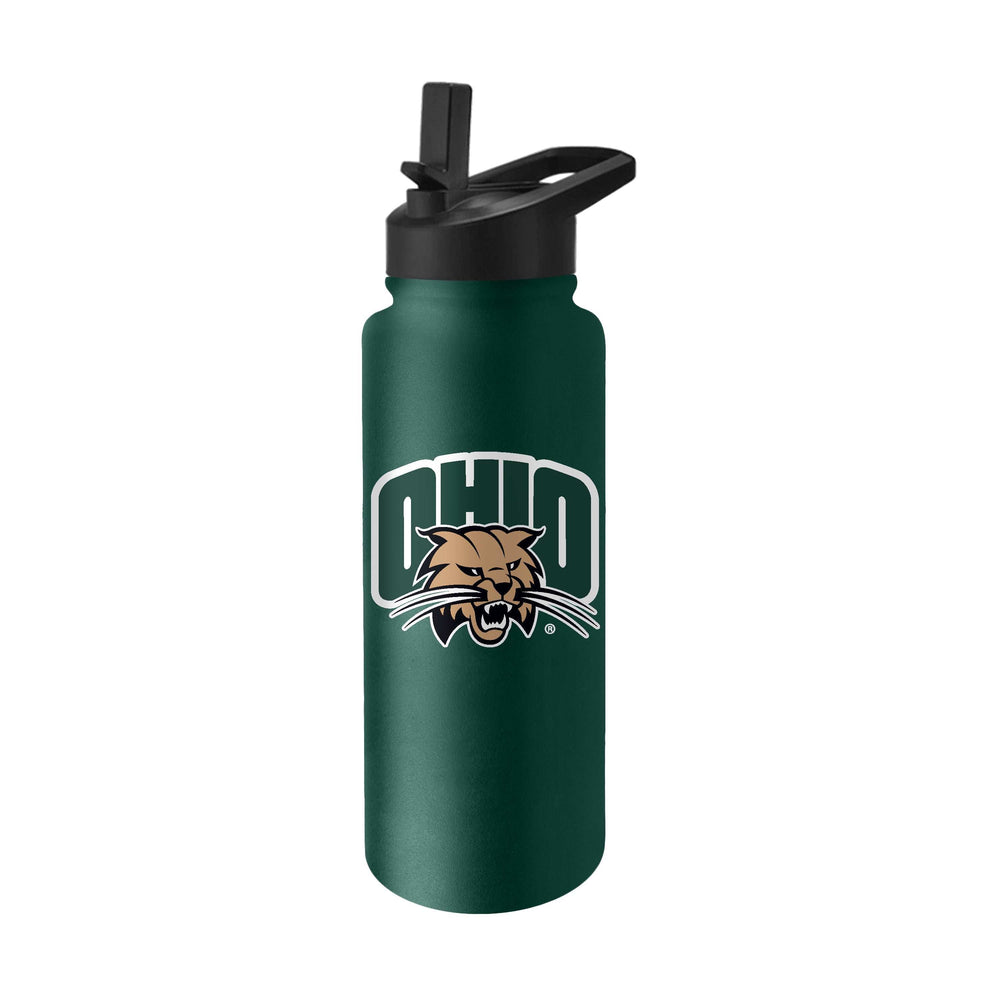 Ohio Bobcats 34oz Logo Quencher Bottle - Logo Brands - Flyclothing LLC