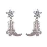 Western Style Boot Dangle Earrings - Trendsi - Flyclothing LLC