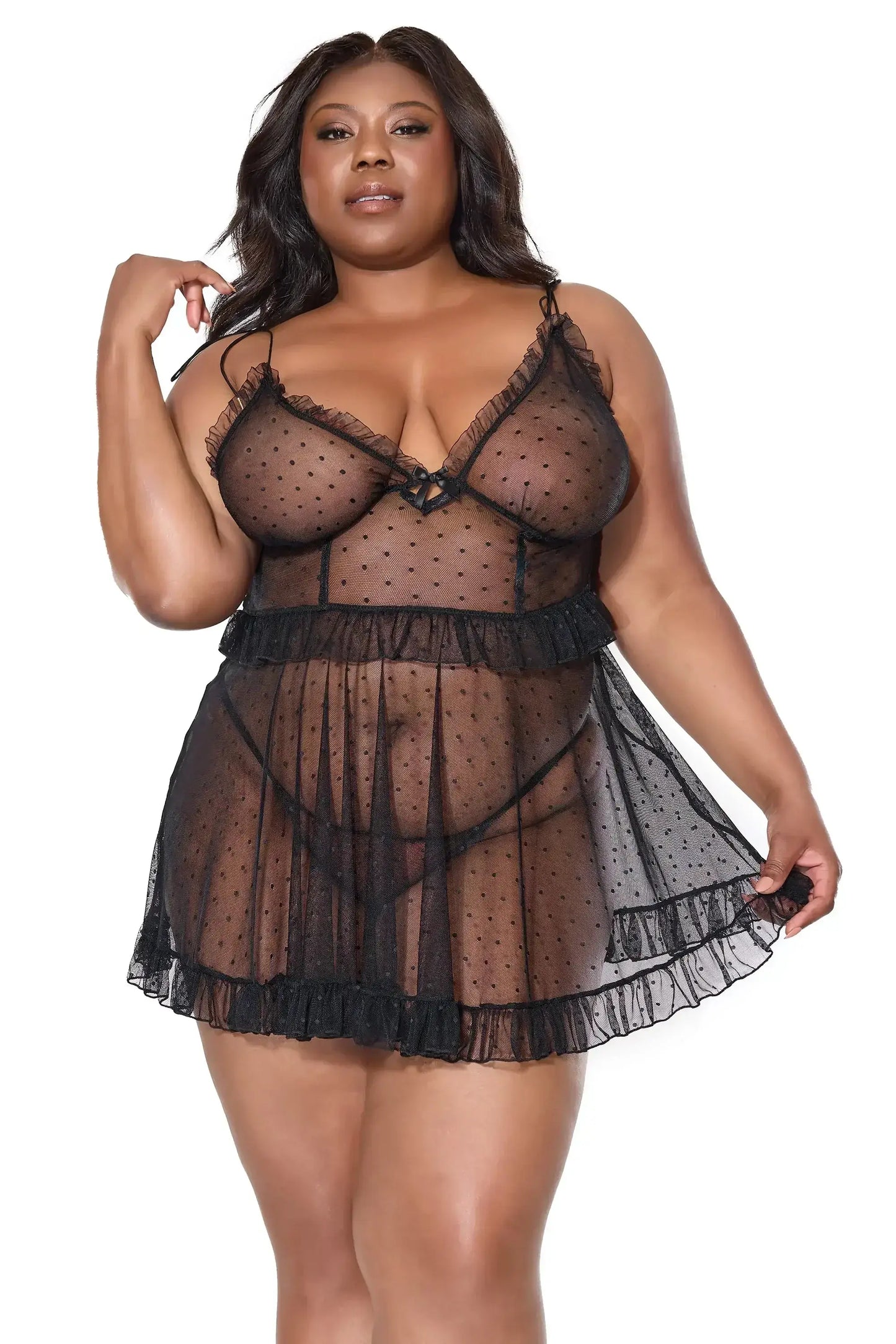 The Sweet Spot Babydoll & G-String - COQUETTE - Flyclothing LLC
