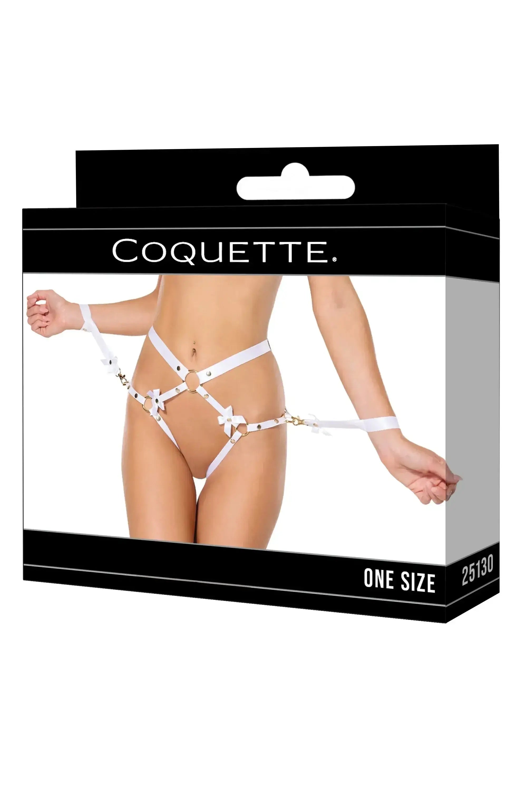 Locked In Love Harness & Cuffs Set - COQUETTE - Flyclothing LLC