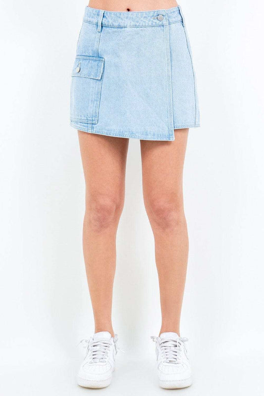 American Bazi Cargo Pocket Mini Skort - Trendsi - Flyclothing LLC