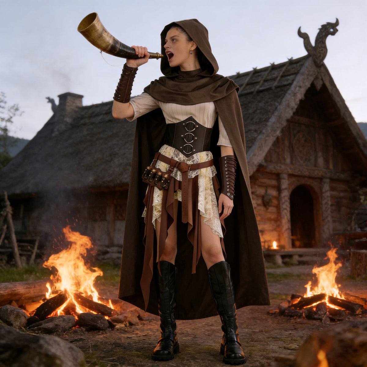 Medieval Retro Warrior Halloween Costume - My Store - Flyclothing LLC