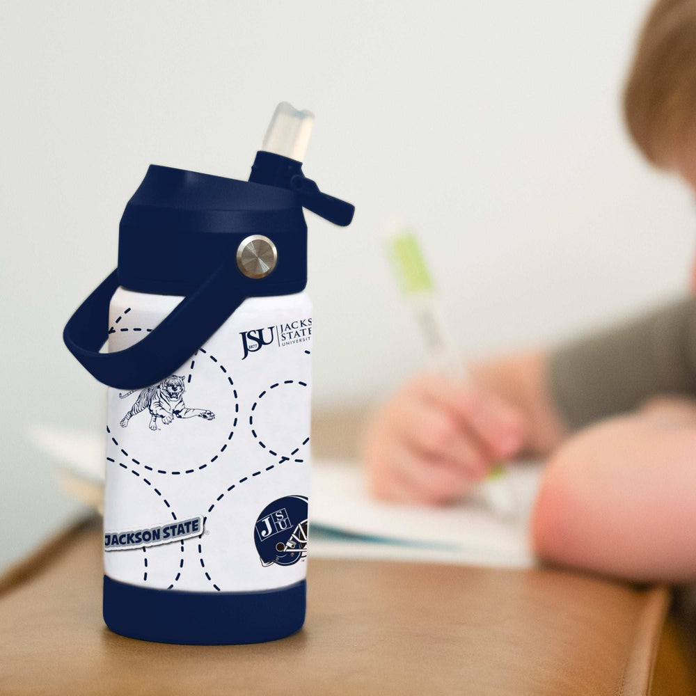 Jackson State 12oz Mascot SS Kids Bottle - Logo Brands - Flyclothing LLC