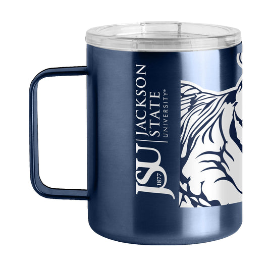Jackson State Hype 15oz Stainless Mug - Logo Brands - Flyclothing LLC