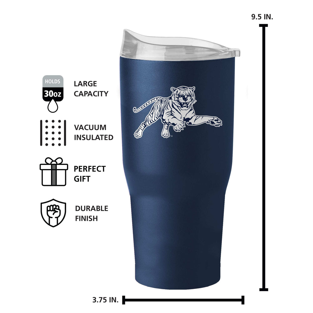 Jackson State 30oz Flipside Powder Coat Tumbler - Logo Brands - Flyclothing LLC