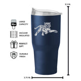 Jackson State 30oz Flipside Powder Coat Tumbler - Logo Brands - Flyclothing LLC