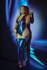 Midnight Wetlook Teddy - COQUETTE - Flyclothing LLC