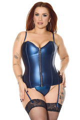 Midnight Corset & G-String - COQUETTE - Flyclothing LLC
