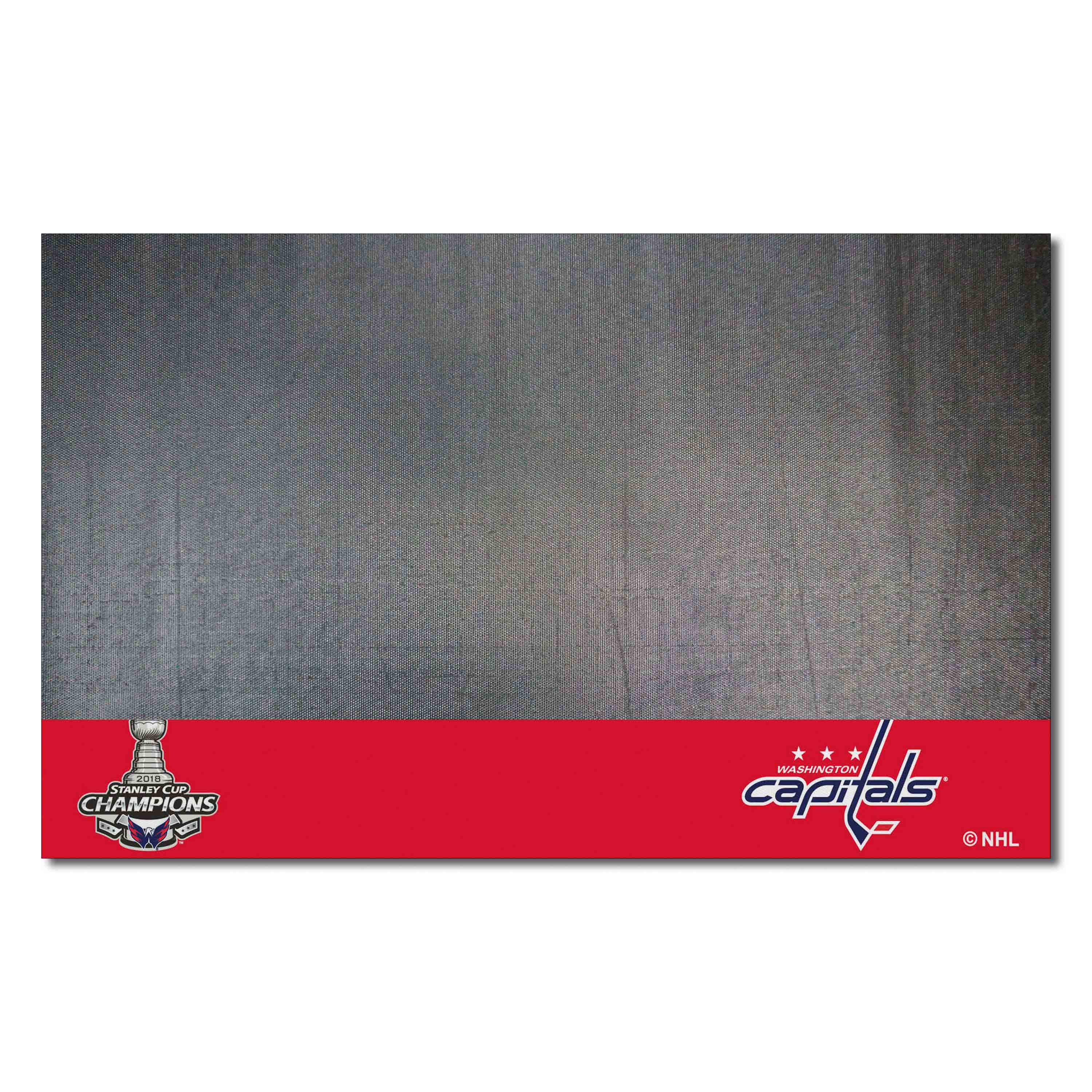 Washington Capitals Vinyl Grill Mat - 26in. x 42in., 2018 Stanley Cup Champions