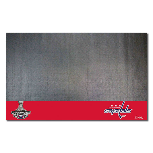 Washington Capitals Vinyl Grill Mat - 26in. x 42in., 2018 Stanley Cup Champions