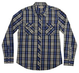 Pila Design Blue Plaid Shirt - Pila Design - Flyclothing LLC