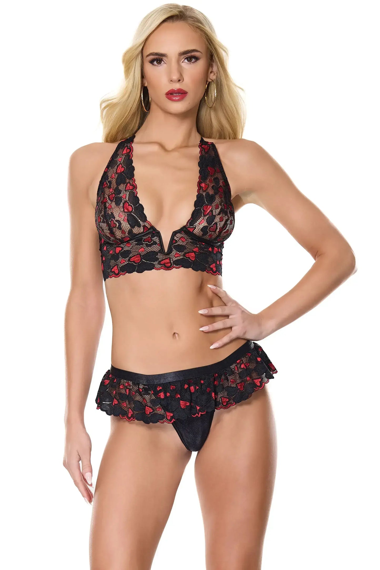 Heartbreaker Bralette & Thong - COQUETTE - Flyclothing LLC