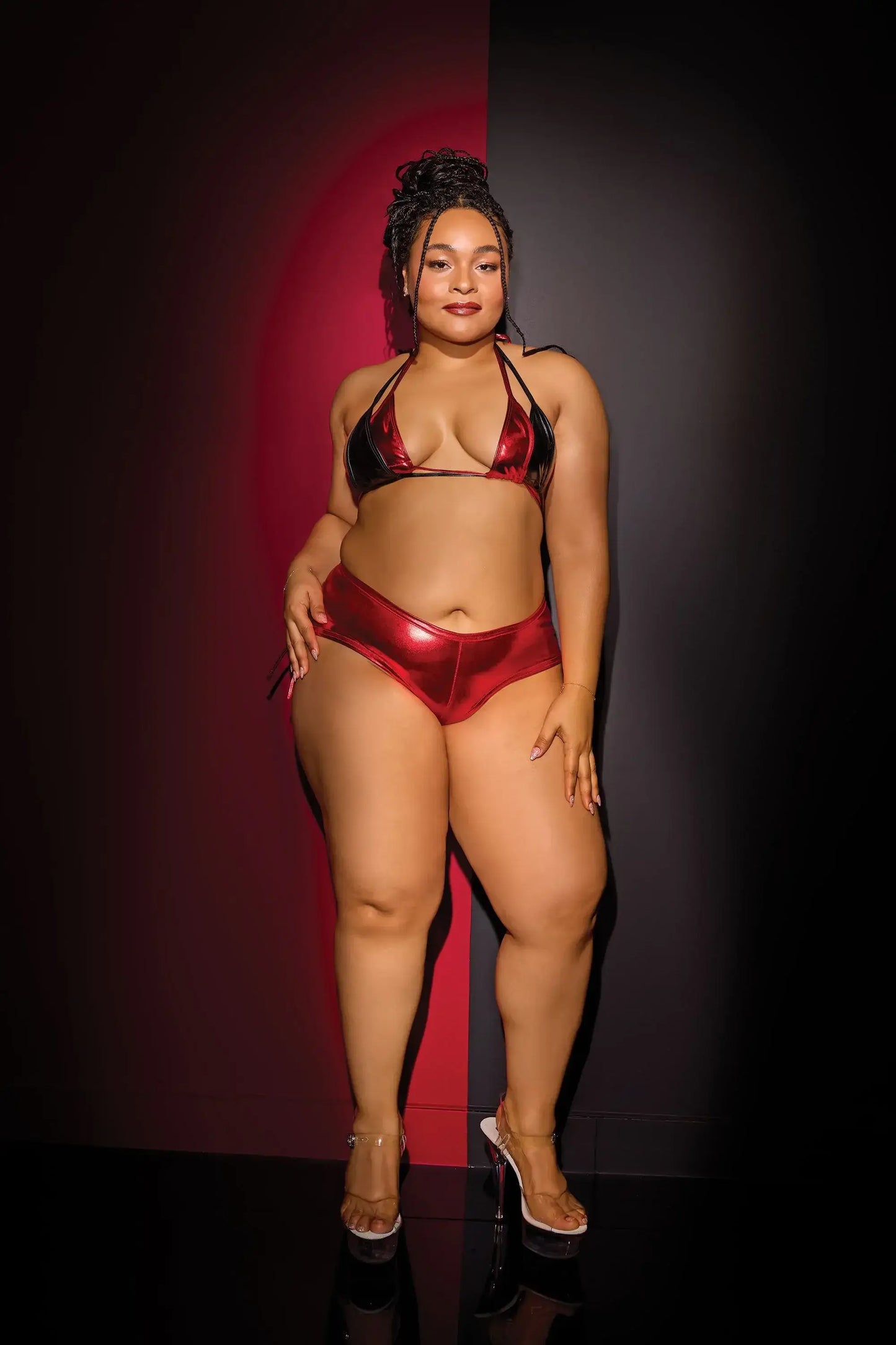 Electrix Booty Shorts - COQUETTE - Flyclothing LLC