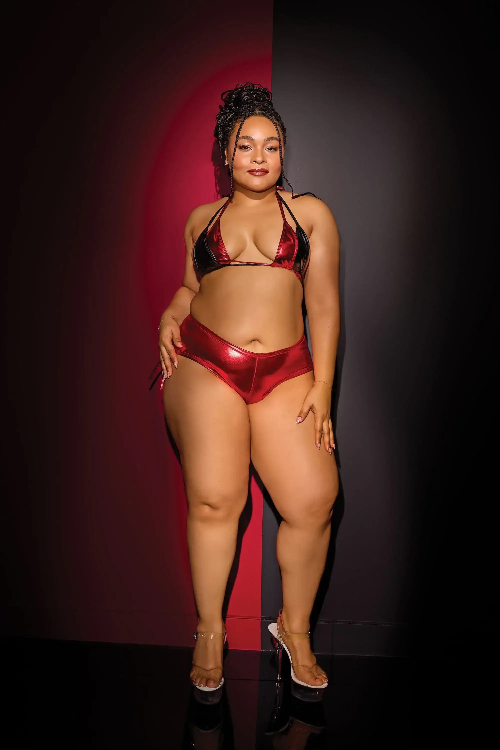 Electrix Booty Shorts - COQUETTE - Flyclothing LLC