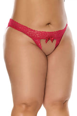 Untie Me Open Back Crotchless Panty - COQUETTE - Flyclothing LLC