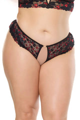 Heartbreaker Crotchless Panty - COQUETTE - Flyclothing LLC