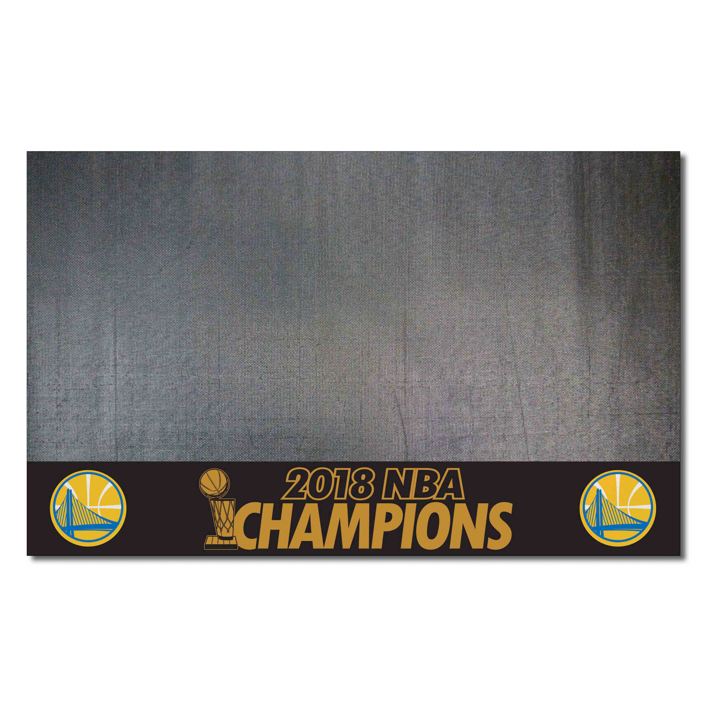 Golden State Warriors 2018 NBA Champions Vinyl Grill Mat - 26in. x 42in. - Golden State Warriors
