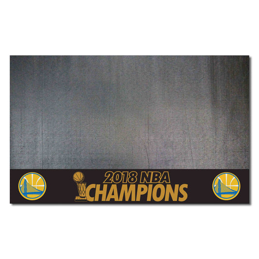 Golden State Warriors 2018 NBA Champions Vinyl Grill Mat - 26in. x 42in. - Golden State Warriors