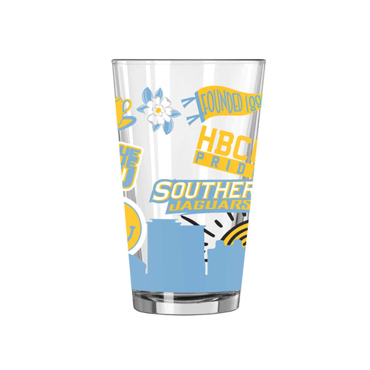 Southern University 16oz Native Pint Glass - Logo Brands - Flyclothing LLC