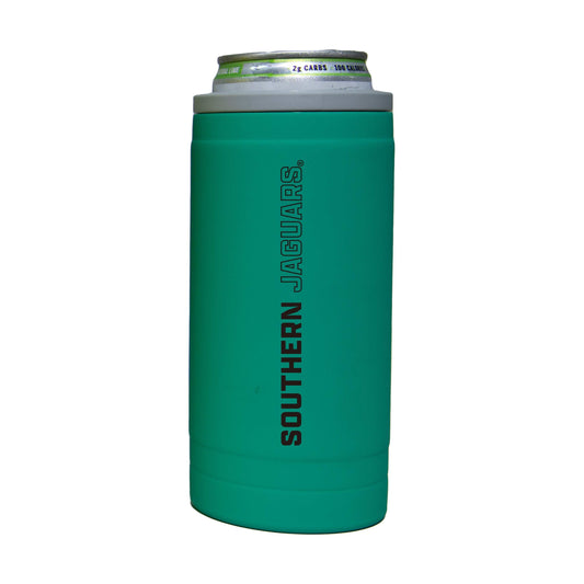 Southern University 12oz Optic Stacked Soft Touch Slim Coolie - Logo Brands - Flyclothing LLC