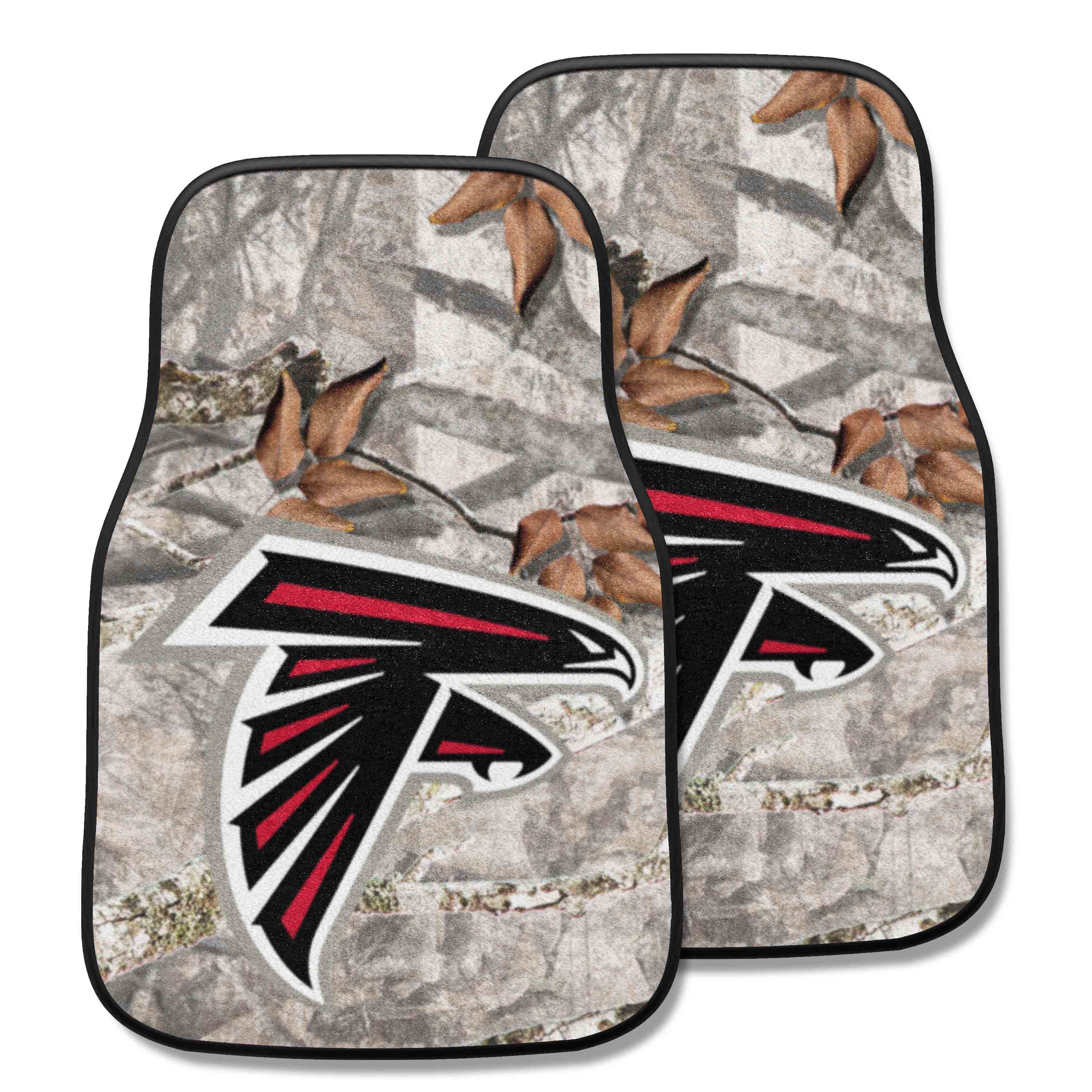 Atlanta Falcons Camo Front Carpet Car Mat Set - 2 Pieces - Atlanta Falcons