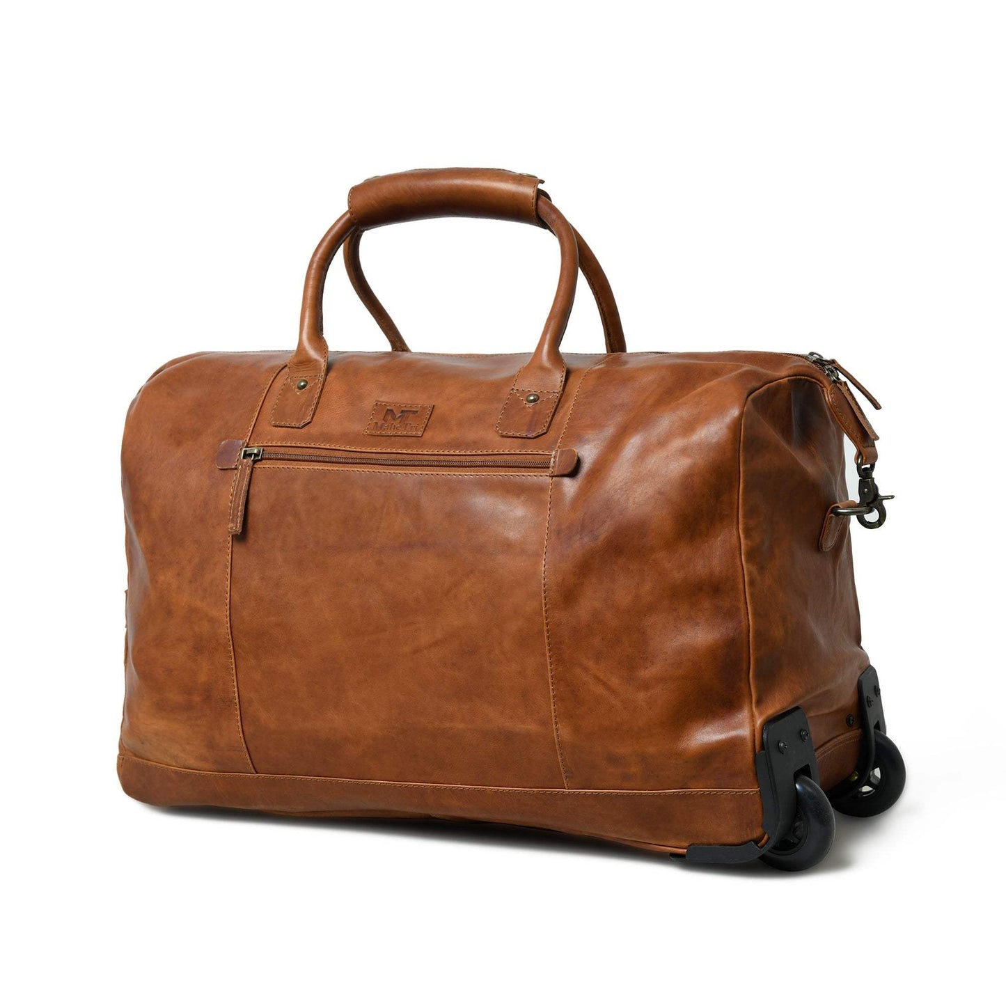 Harbor Leather Trolly Carry-On - Classy Leather Bags - Flyclothing LLC