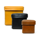 Multi Utility Leather Storage Box - Classy Leather Bags - Flyclothing LLC