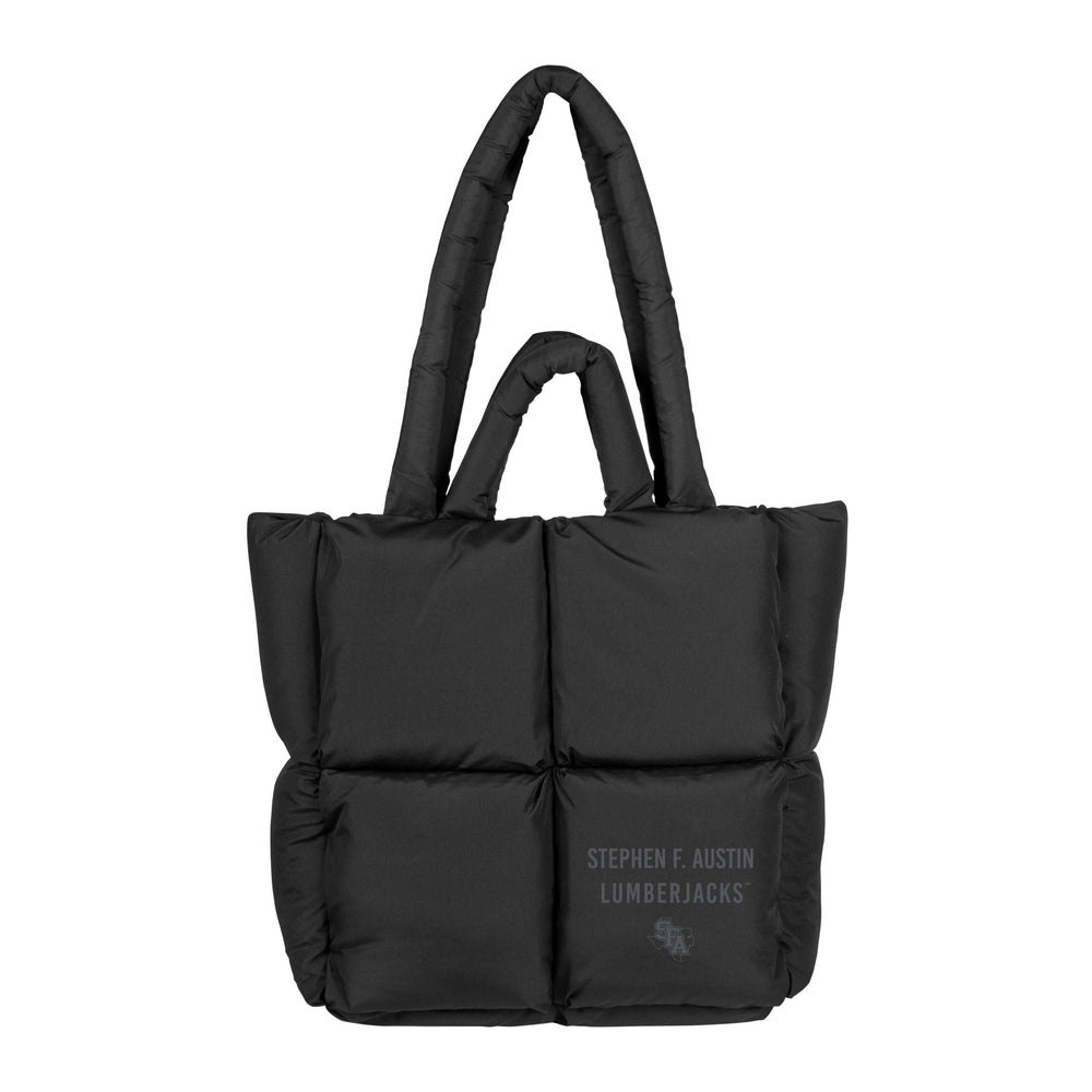 Stephen F Austin Black Puff Tote - Logo Brands - Flyclothing LLC