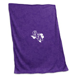 Stephen F Austin Purple Paisley Sweatshirt Blanket (Screened) - Logo Brands - Flyclothing LLC