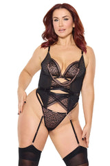 Feline Fatale Bustier & G-String - COQUETTE - Flyclothing LLC