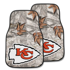Kansas City Chiefs Camo Front Carpet Car Mat Set - 2 Pieces - Kansas City Chiefs