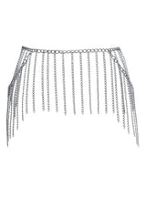 Gunmetal Glam Chain Belt - COQUETTE - Flyclothing LLC