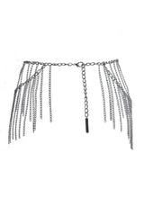 Gunmetal Glam Chain Belt - COQUETTE - Flyclothing LLC