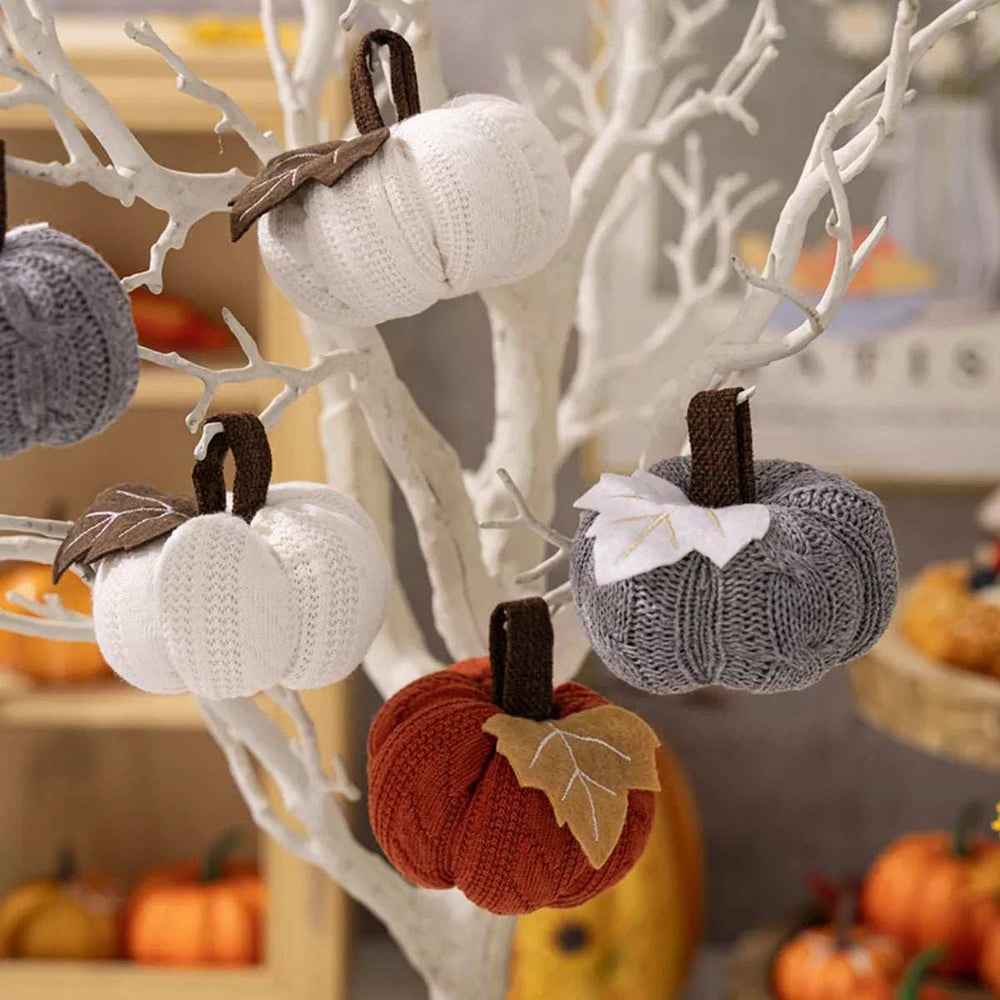 Knitted Pumpkin Decorative Ornaments - Trendsi - Flyclothing LLC