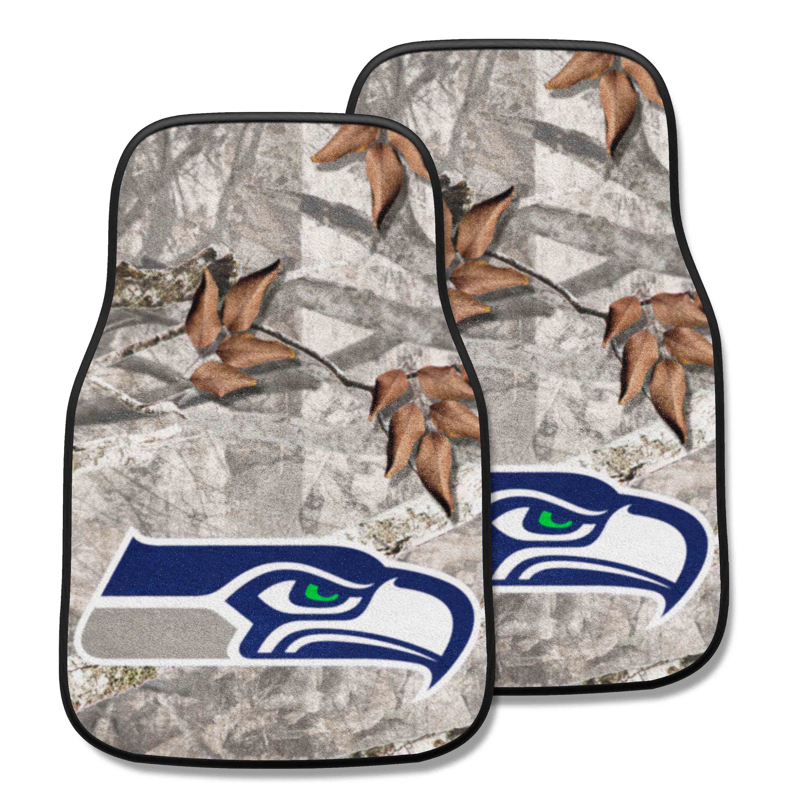 Seattle Seahawks Front Carpet Car Mat Set - 2 Pieces - Seattle Seahawks