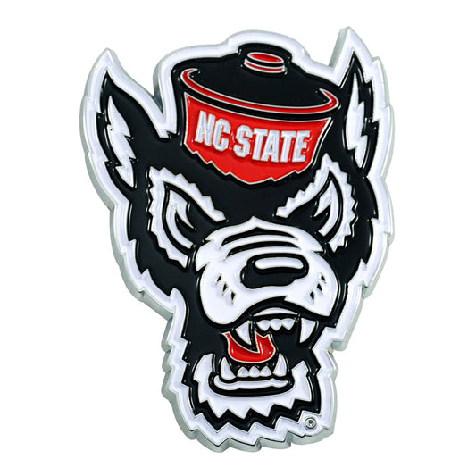 NC State Wolfpack 3D Color Metal Emblem - NC State