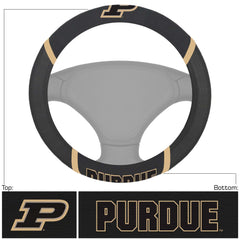 Purdue Boilermakers Embroidered Steering Wheel Cover - Purdue