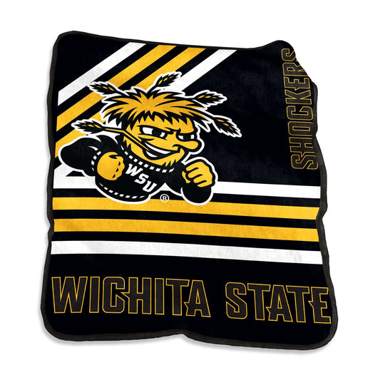 Wichita State Raschel Throw - Logo Brands - Flyclothing LLC