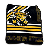 Wichita State Raschel Throw - Logo Brands - Flyclothing LLC
