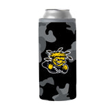 Wichita St Black Camo 12oz Slim Can Coolie - Logo Brands - Flyclothing LLC