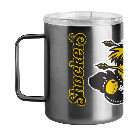 Wichita State 15oz Hype Stainless Mug - Logo Brands - Flyclothing LLC