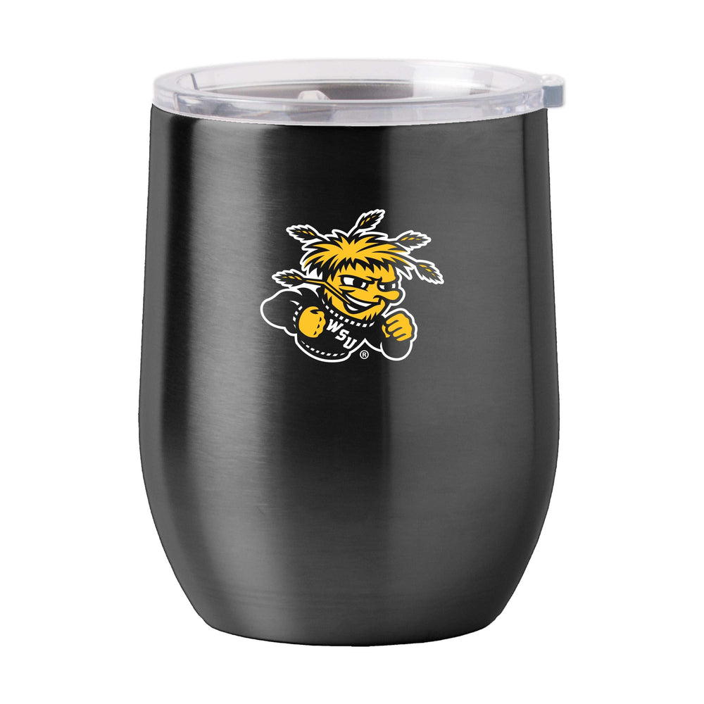 Wichita State 16oz Gameday Stainless Curved Beverage - Logo Brands - Flyclothing LLC