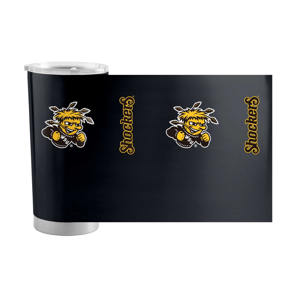 Wichita State 20oz Gameday Stainless Steel Tumbler - Logo Brands - Flyclothing LLC