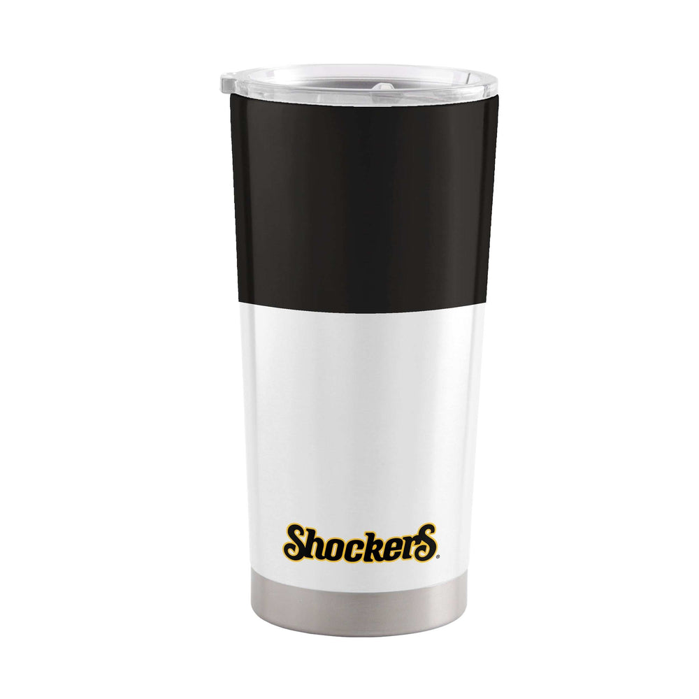 Wichita St Colorblock 20oz Stainless Tumbler - Logo Brands - Flyclothing LLC