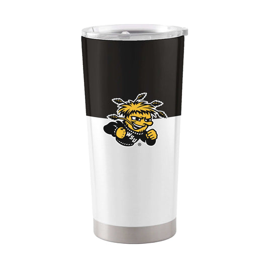 Wichita St Colorblock 20oz Stainless Tumbler - Logo Brands - Flyclothing LLC