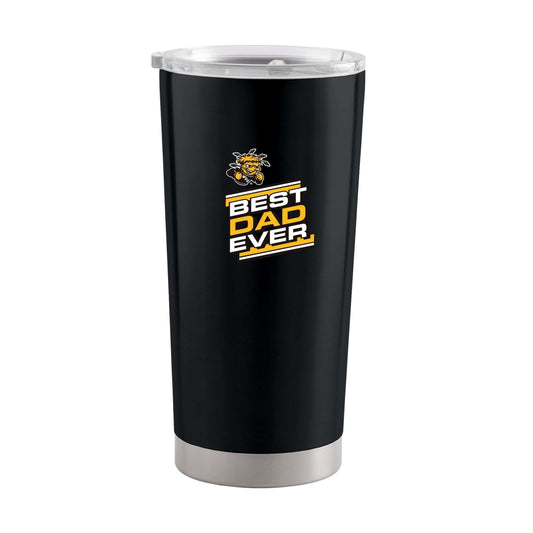 Wichita State 20oz Best Dad Ever Stainless Tumbler - Logo Brands - Flyclothing LLC