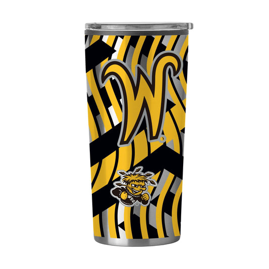 Wichita State 20oz Flex Plastic Wall Stainless - Logo Brands - Flyclothing LLC