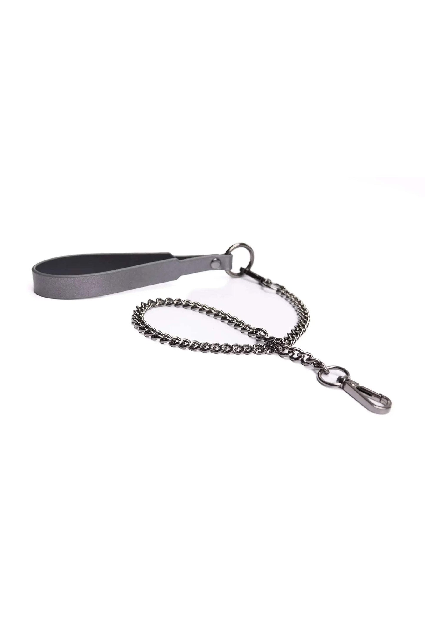 Gunmetal Glam Collar & Leash - COQUETTE - Flyclothing LLC