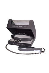 Gunmetal Glam Collar & Leash - COQUETTE - Flyclothing LLC