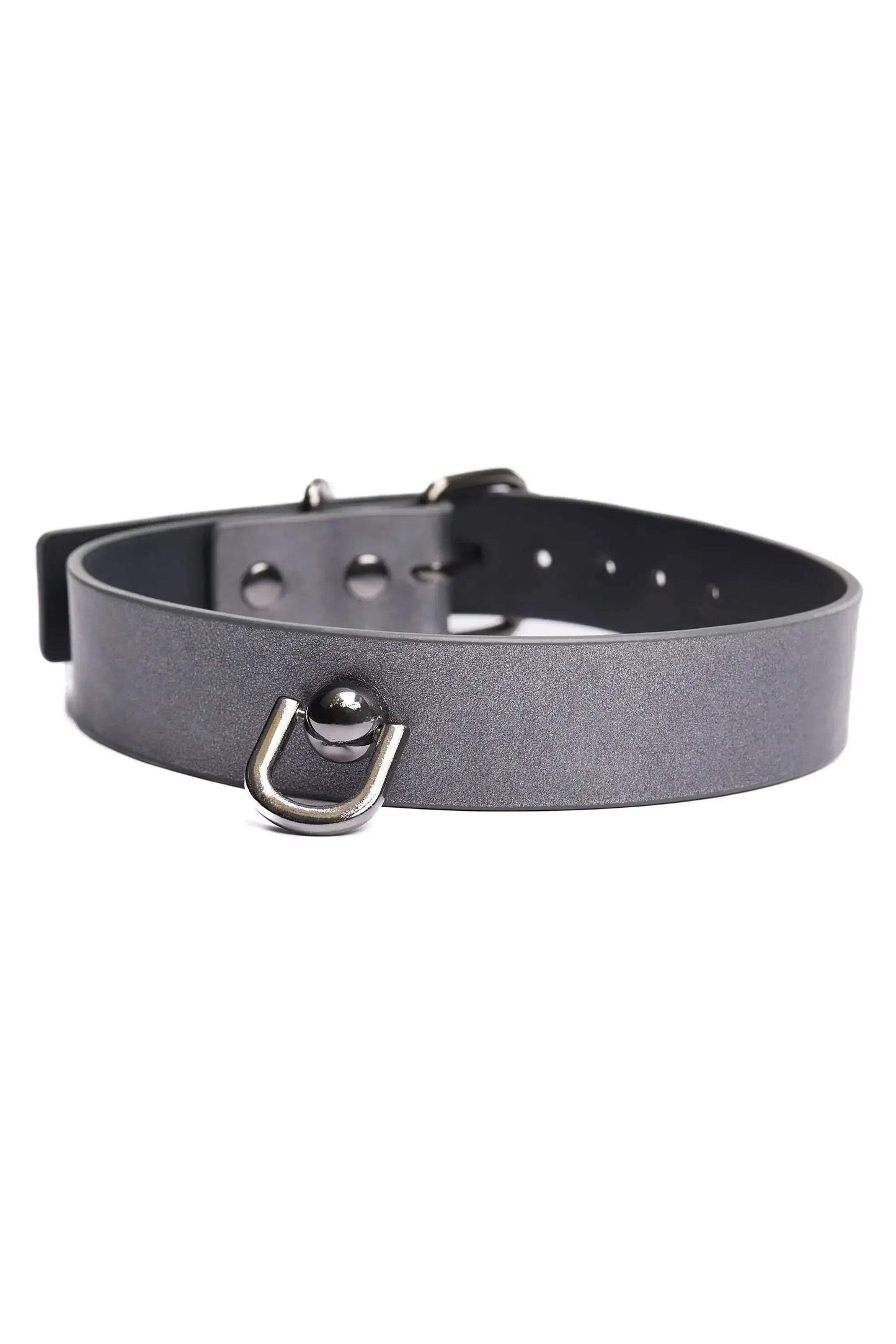 Gunmetal Glam Collar & Leash - COQUETTE - Flyclothing LLC